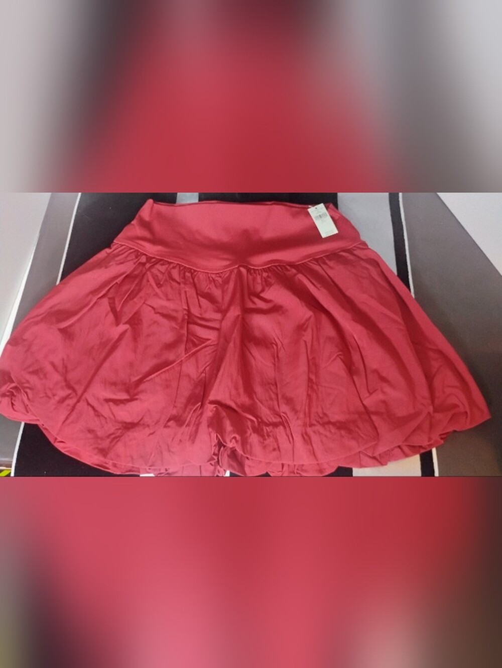 Offline by Aerie Women’s Summer Burgundy Bubble Skort Size Large NWT
